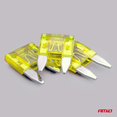 Bilmikrosikre sikringer MINI 3 stk 20A AMIO-0510