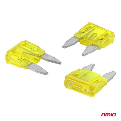 Bilmikrosikre sikringer MINI 3 stk 20A AMIO-0510