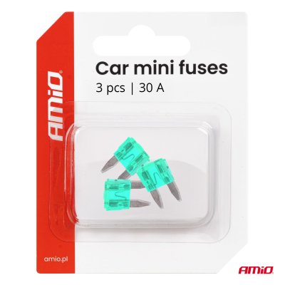 Bilblæksikringer MINI 3 stk 30A AMIO-05102
