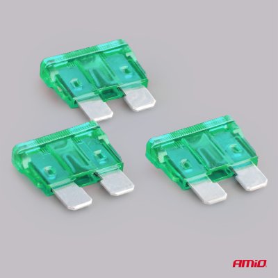 Bilbladssikringer STANDARD 3 stk 30A AMIO-05109