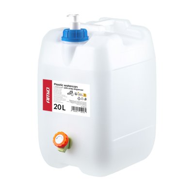 Plastik vandkanne med sæbedispenser 20L AMIO-05147
