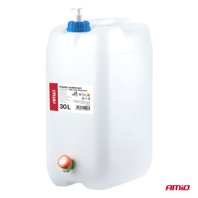 Plastikvandkande med sæbedispenser 30L AMIO-05148