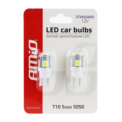 LED STANDARD T10 W5W 5xSMD 5050 12V