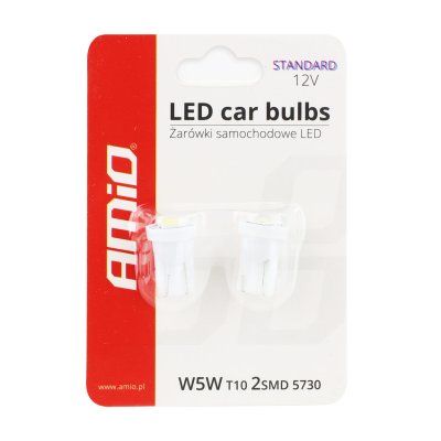 LED KLASSISK T10 W5W 2xSMD 5730 12V