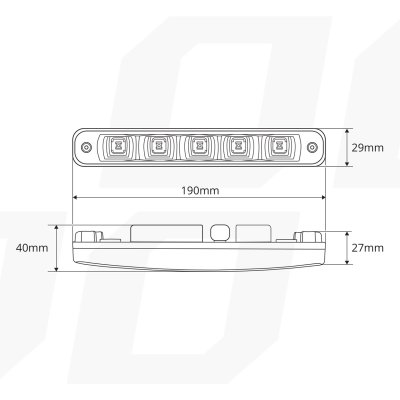 Dagskørelys DRL 507HP AMIO-01523