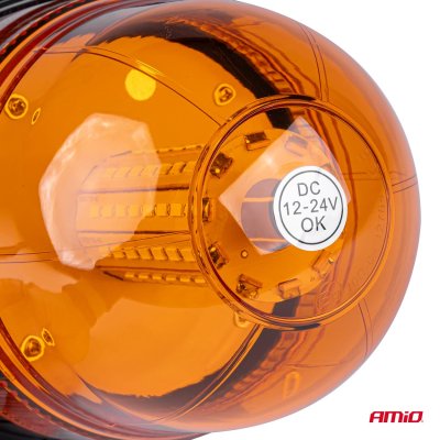 LED Advarselslampe W09M MAG/3 BOLT, ECE R10 80LED 12/24V IP56 AMIO-01502