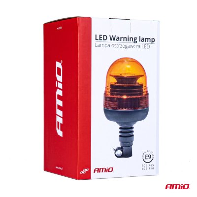 LED Advarselslampe 39 LED flex R65 R10 12V 24V WAR09P AMIO-01501