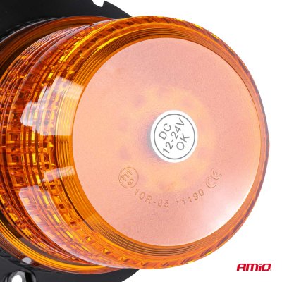 LED Advarselslampe R10 12V 24V W14M AMIO-01503