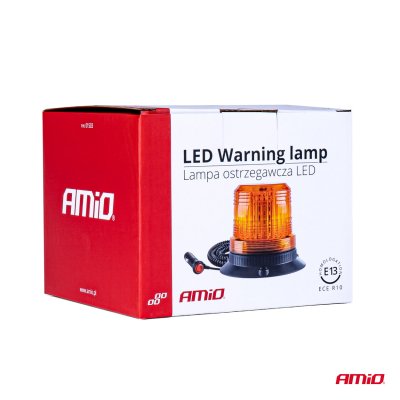 LED Advarselslampe R10 12V 24V W14M AMIO-01503