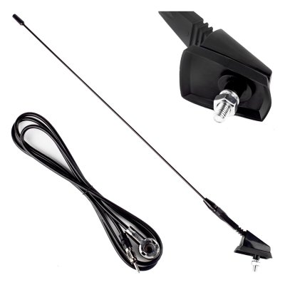 Bilantenne 41 cm 5 mm adapter ANT01 AMIO-01048