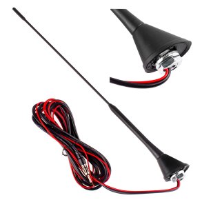 Bilantenne 40 cm med forstærker ANT08 AMIO-01511