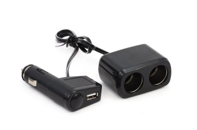 Forlængerstik SOC1, 2+1 USB