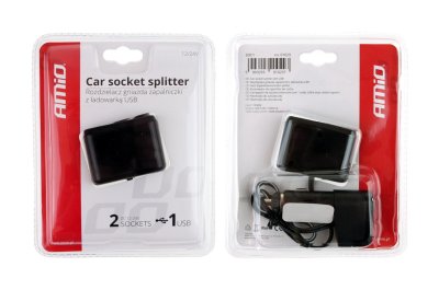 Forlængerstik SOC1, 2+1 USB