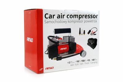 Bil Luftkompressor 2-cylinder 12V HQ Acomp-04
