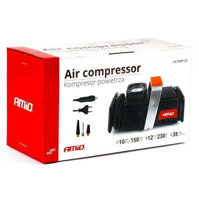 Bil luftkompressor 12V/230V Acomp-02