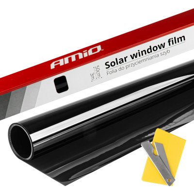 Solfilm Mørk Sort 0,5x3m (15%)