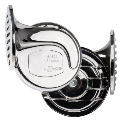 Krom Horn 12V 2 stk CHR-01