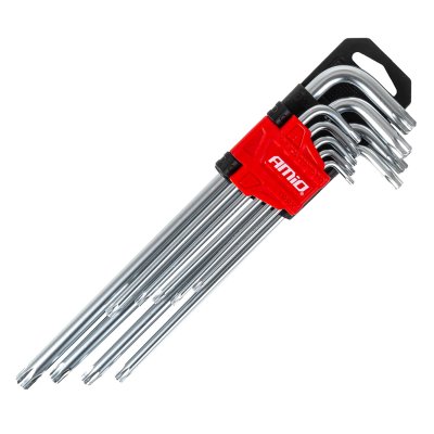 TORX nøgle LANG 230 mm 9 stk TKL