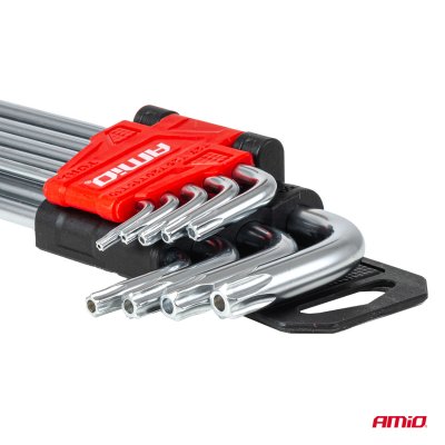 TORX nøgle LANG 230 mm 9 stk TKL