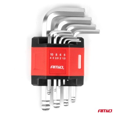 Imbus unbraco nøgler CRV 9 stk AMIO-01041