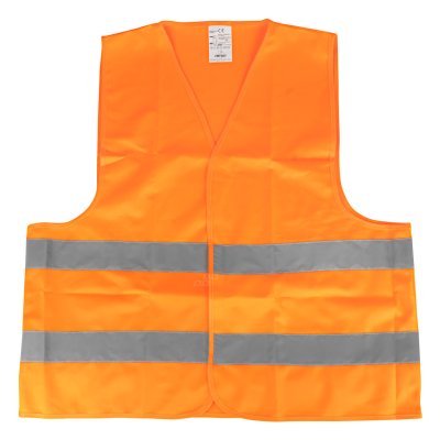 Sikkerhedsvest XL orange med certifikat AMIO-01735