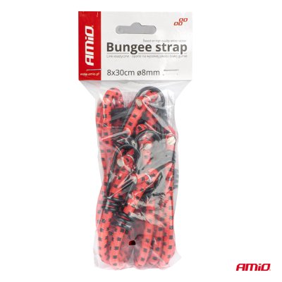 Elastisk reb edderkop 8-arm 30cm o8 mm BSTRAP-01