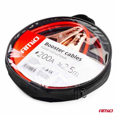 Boosterkabler 200A - 2,5m AMIO-01339