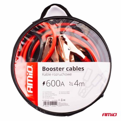 Booster cables 600A - 4m AMIO-01024