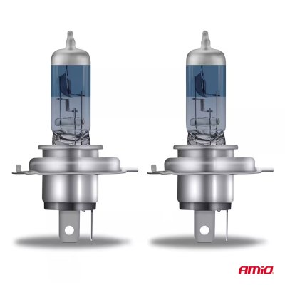 Halogenpære Osram H4 12V 100/90W P43t Cool Blue Boost 5000K / 2 stk.