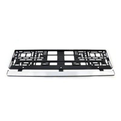 Nummerplade-ramme - krom