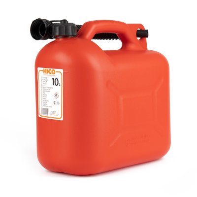 Plastik brændstofbeholder 10L, rød