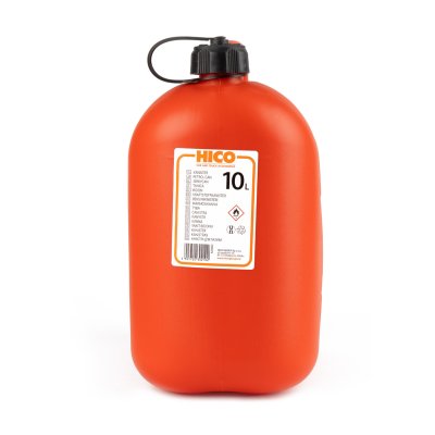Plastik brændstofbeholder 10L, rød