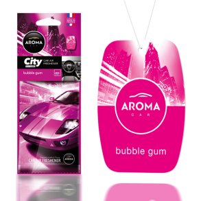 Bil luftfrisker AROMA CAR CITY CARD BUBBLE GUM