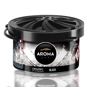 Bil luftfrisker AROMA ORGANIC Sort