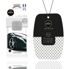 Bil luftfrisker AROMA PRESTIGE CARD SILVER