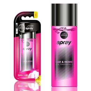 Bil luftfrisker AROMA SPRAY BUBBLE GUM