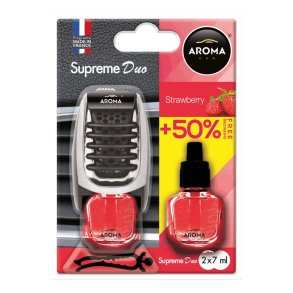 Bil luftfrisker AROMA SUPREME DUO JORDBÆR