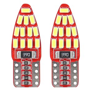 LED CANBUS 24SMD 3014 T10e (W5W) Hvid 12V