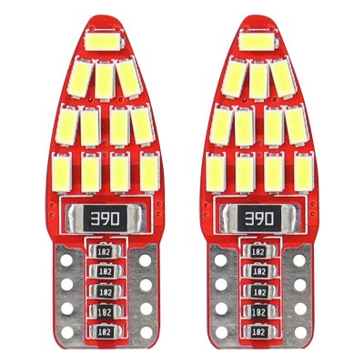LED CANBUS 24SMD 3014 T10e (W5W) Hvid 12V