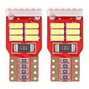 LED CANBUS 18SMD 4014 T10e W5W Hvid 12V AMIO-01286