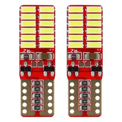 LED CANBUS 24SMD 4014 T10e (W5W) Hvid 12V/24V