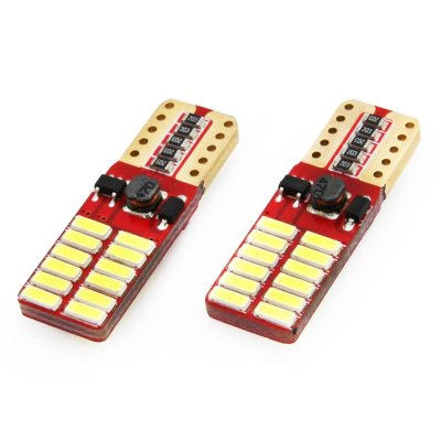 LED CANBUS 24SMD 4014 T10e (W5W) Hvid 12V/24V