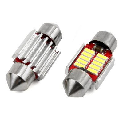 LED CANBUS 4014 10SMD Festoon C5W C10W C3W 31mm Hvid 12V/24V