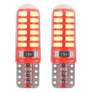 LED CANBUS 24SMD 3014 T10e (W5W) SILCA Hvid 12V