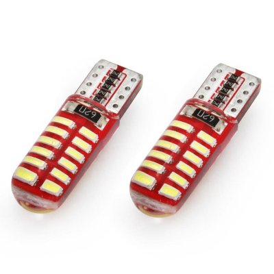 LED CANBUS 24SMD 3014 T10e (W5W) SILCA Hvid 12V