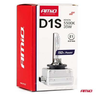 Xenon pære D1S 5500K AMiO 150% POWER