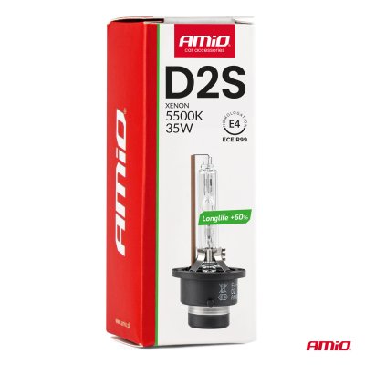 Xenonpære D2S 5500K AMiO LANGT LIV