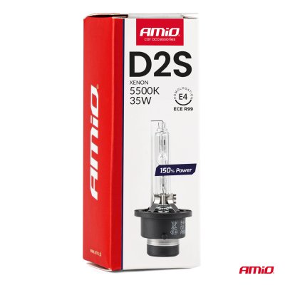 Xenon pære D2S 5500K AMiO 150% POWER
