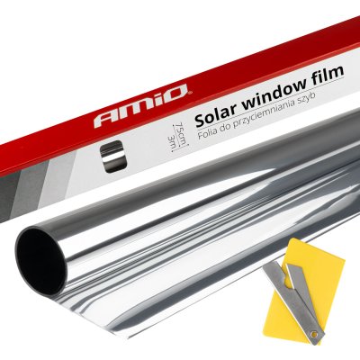 Solvinduesfilm Mørk Sølv 0,75x3m (15%)