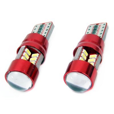 LED CANBUS 27SMD 3014 T10e (W5W) Hvid 12V/24V